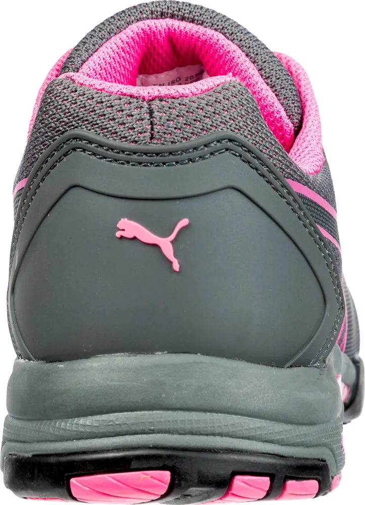 'Puma' Women's Celerity Knit Low Steel Toe - Grey / Pink