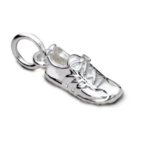 Running Shoe Silver Charm