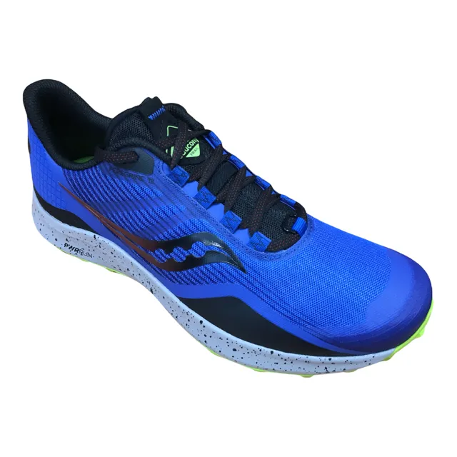 Saucony men's trail running shoe Peregrine 12 S20737 25 blue black