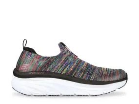 'Skechers' Women's D'Lux Walker-Rainbow Sky - Black / Multi