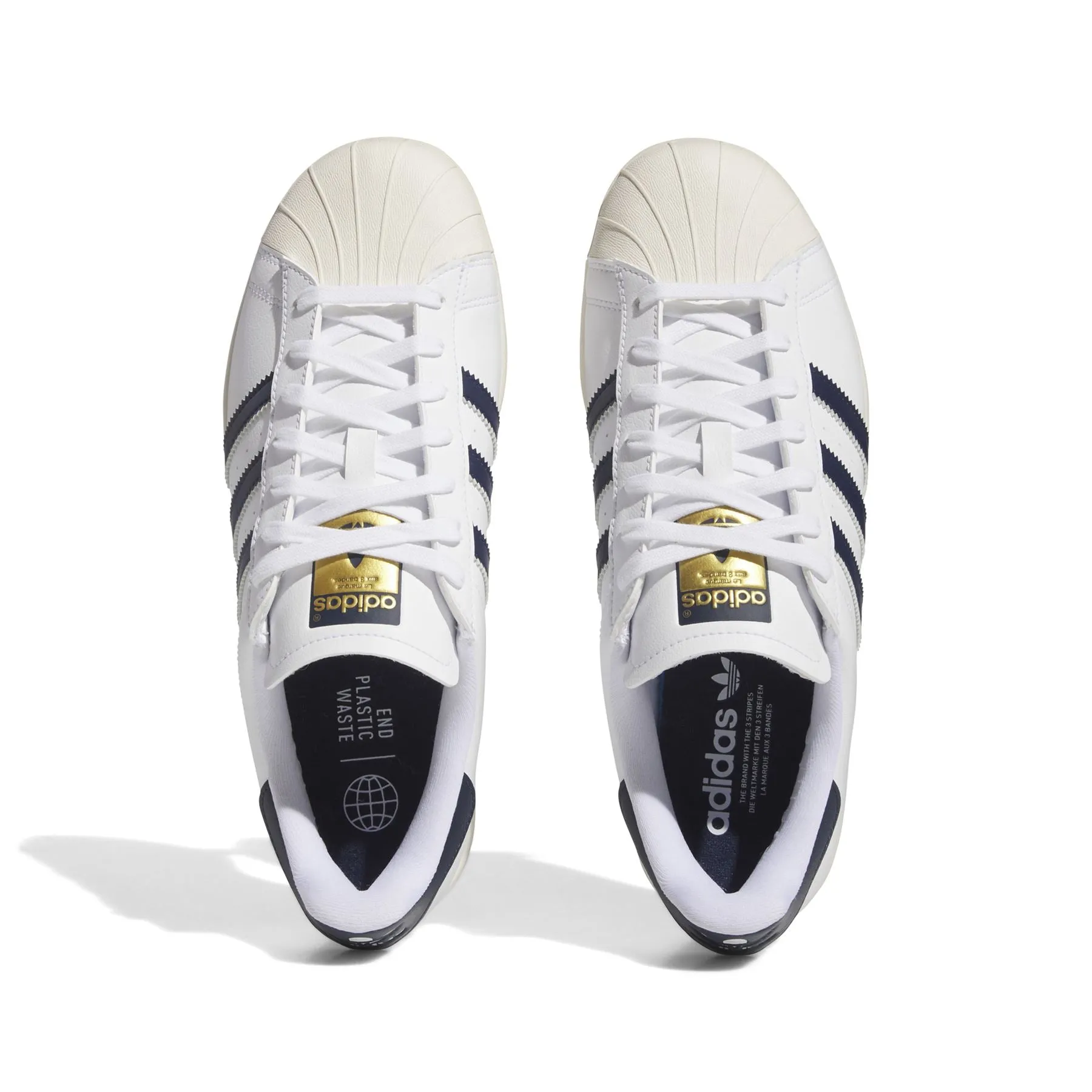 Superstar Golf Shoes White/Collegiate Navy/Off White - W23