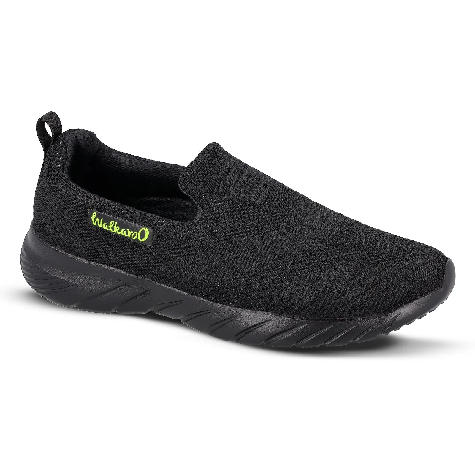 Walkaroo Belly Shoes for Men- XS9750 Black