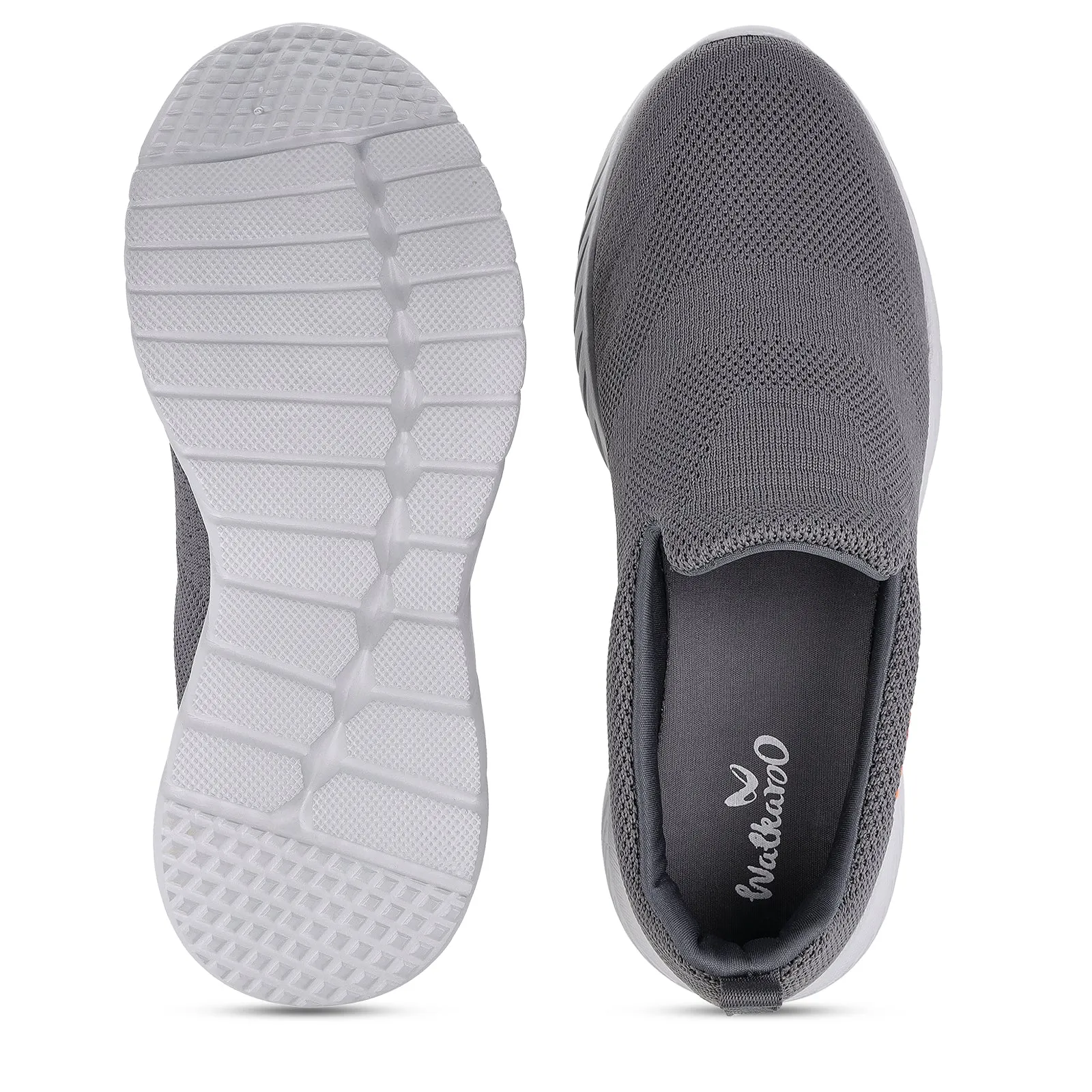 Walkaroo Belly Shoes for Men- XS9750 Grey