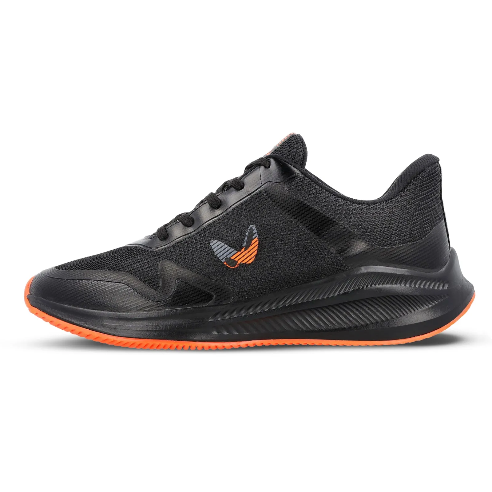 Walkaroo Men Lace-up Training Shoes - WS9063 Black orange