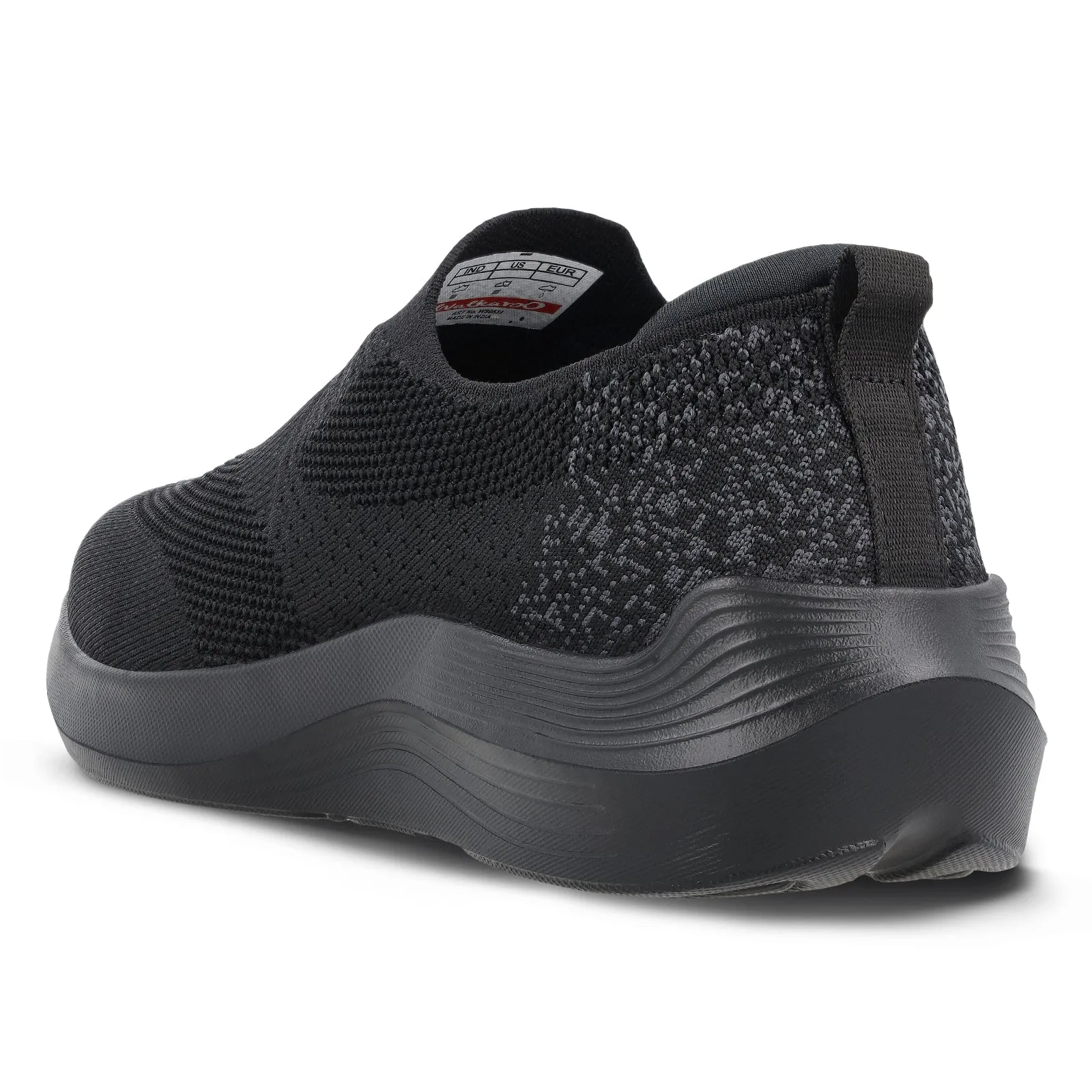 Walkaroo Men Pull-on Belly Shoes - WS9539 Black