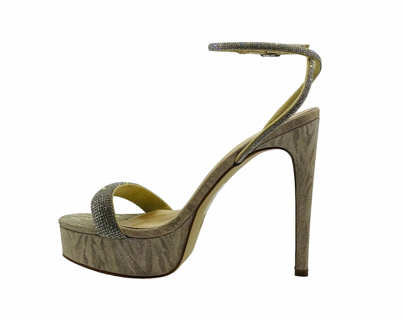 Women's Metallic High Heel Platform Shoes