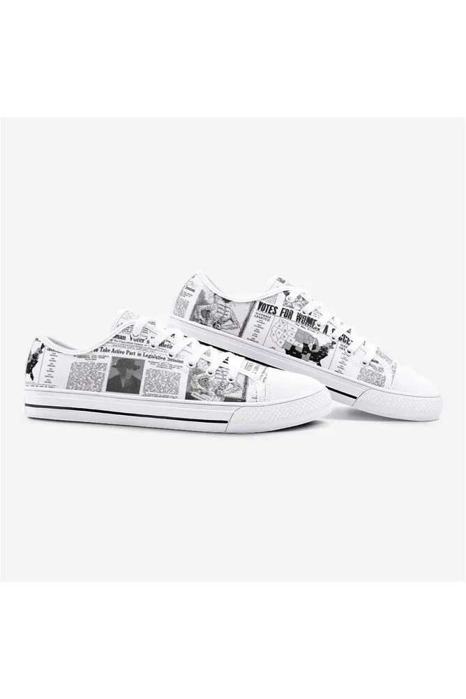 Women's Suffrage Unisex Low Top Canvas Shoes